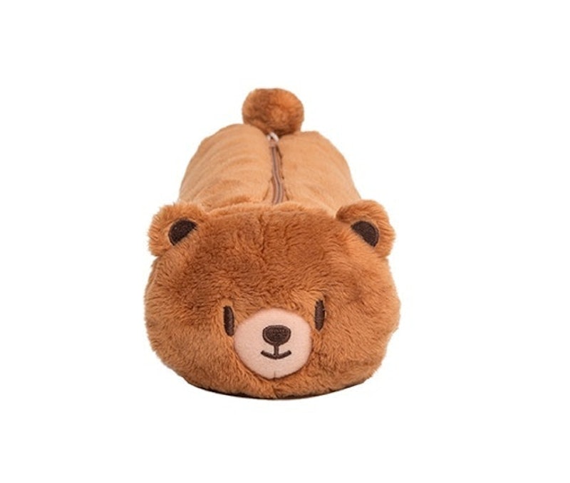 Round Pencil Case Fluffy 4