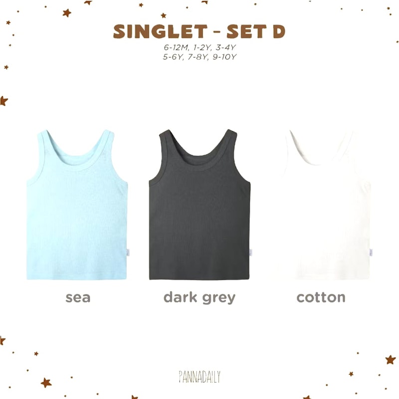 BOHOPANNA Singlet Anak Laki-Laki 3