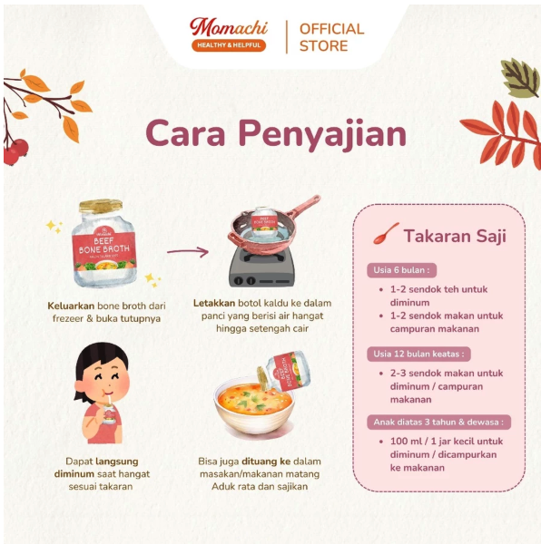 Woluwolu Jaya Food Momachi Chicken Bone Broth (Kaldu Tulang Ayam)