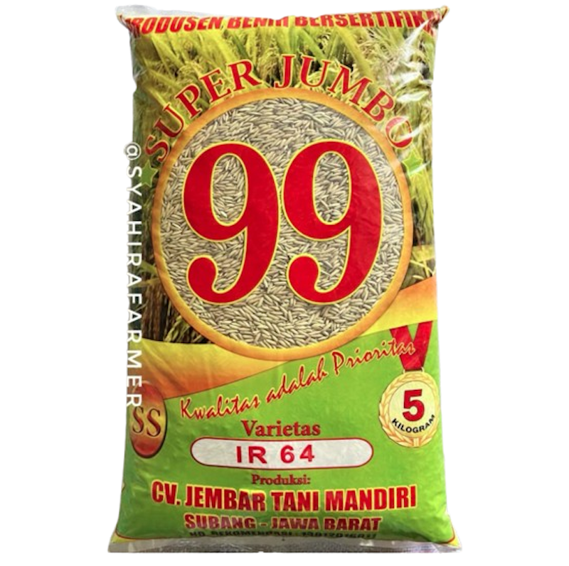 Benih Padi Super Jumbo 99 IR 64 5 kg 1