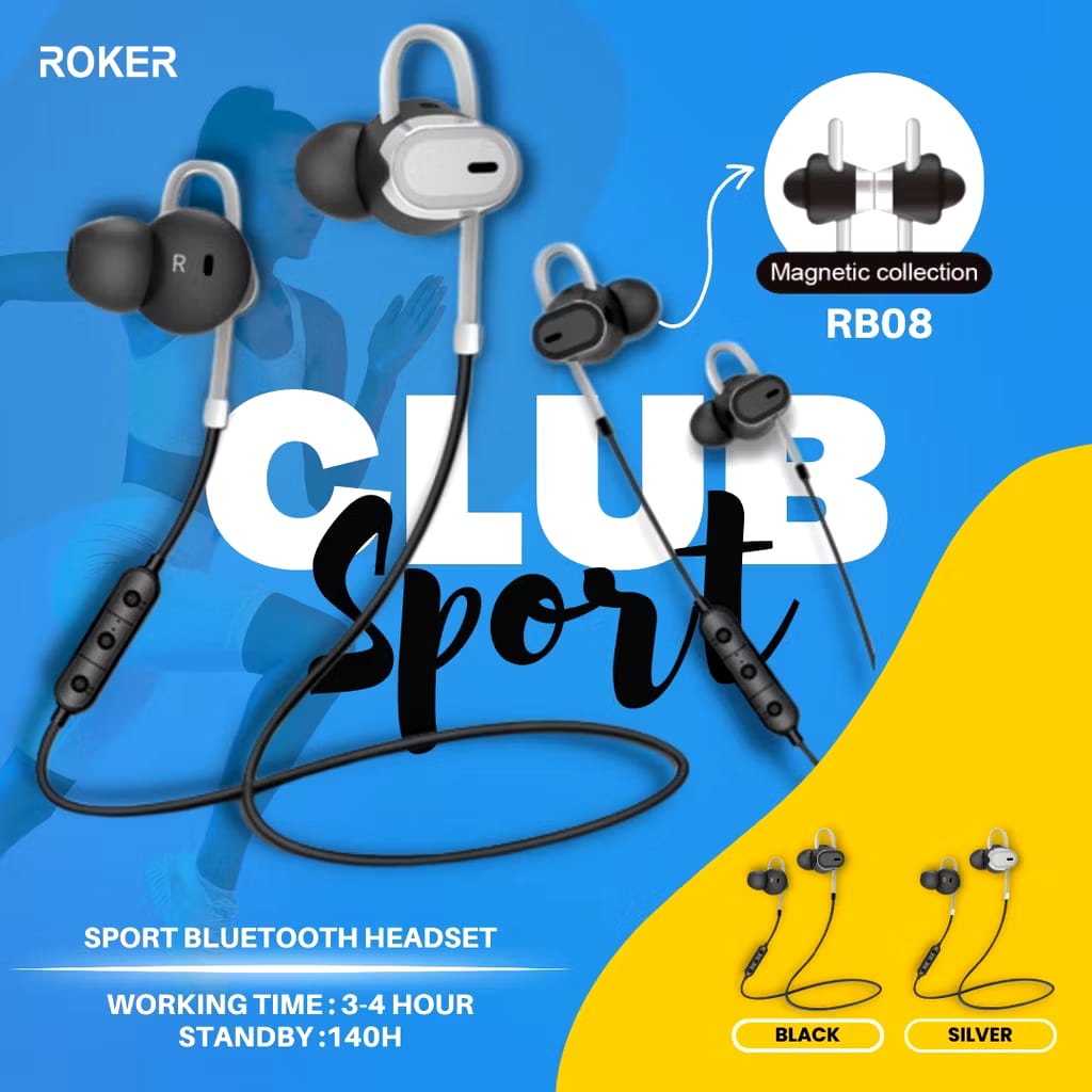  Roker Headset Club Sport  RB08