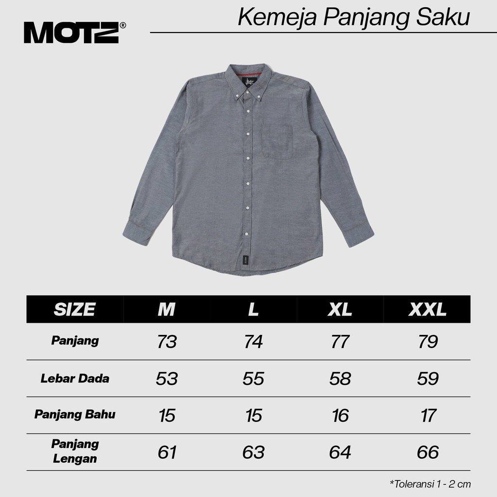 Kemeja Lengan Panjang True Basic Pocket Maroon