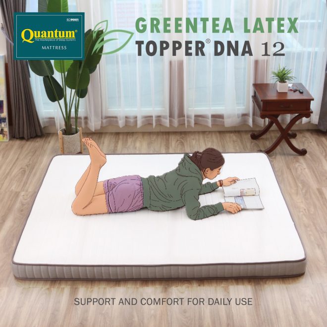 Quantum Tosan Internasional Quantum Greentea Latex Topper DNA