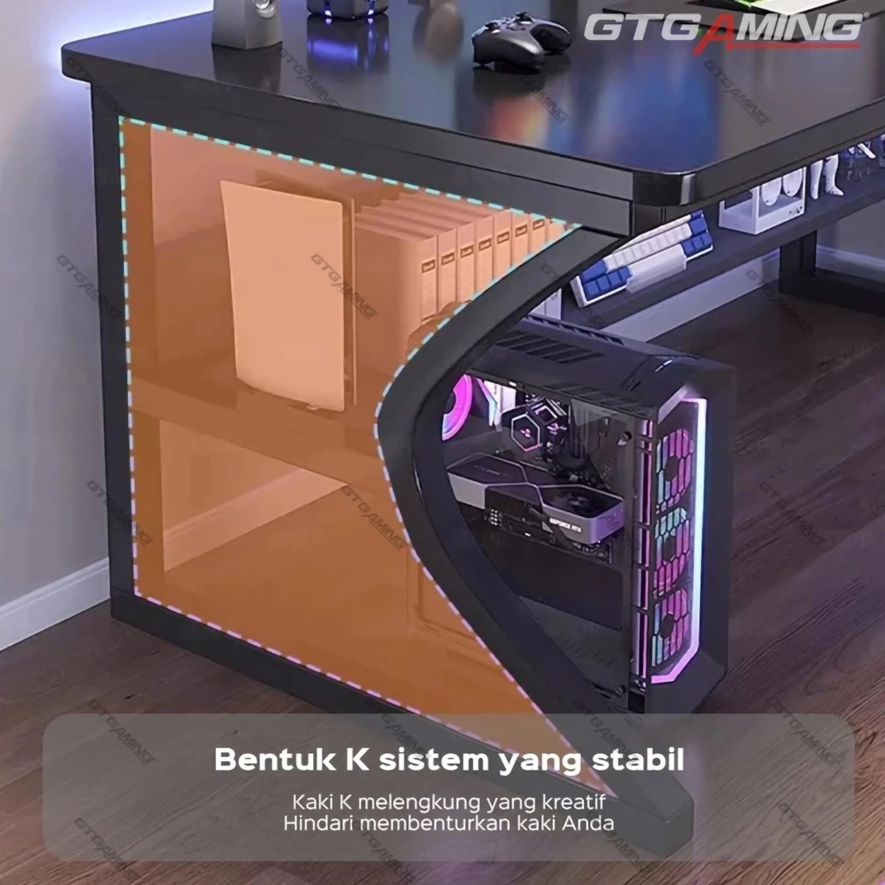 GTGAMING GTGAMING Meja Komputer minimalis