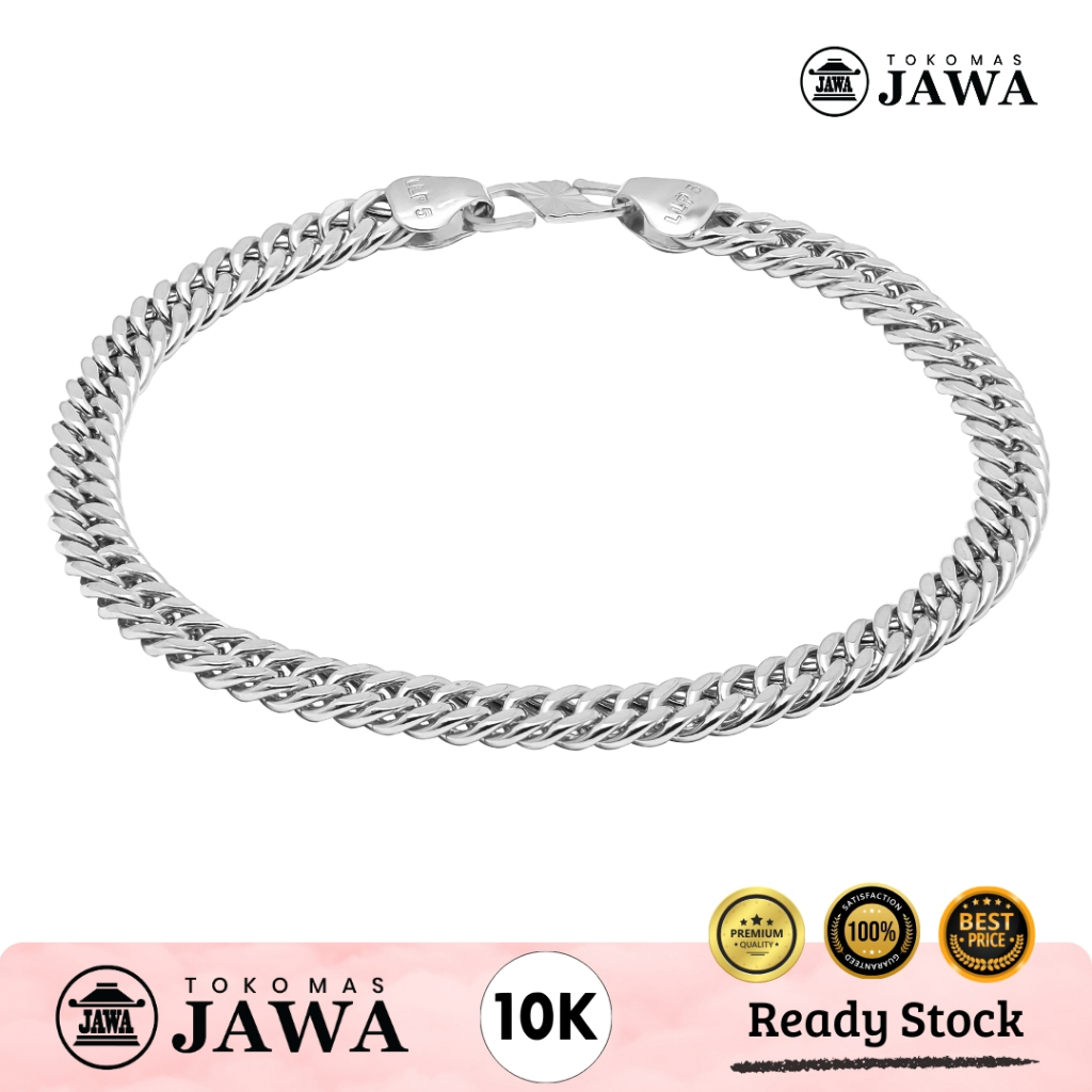 Gelang Bracelet Emas Hollow Cut 10K