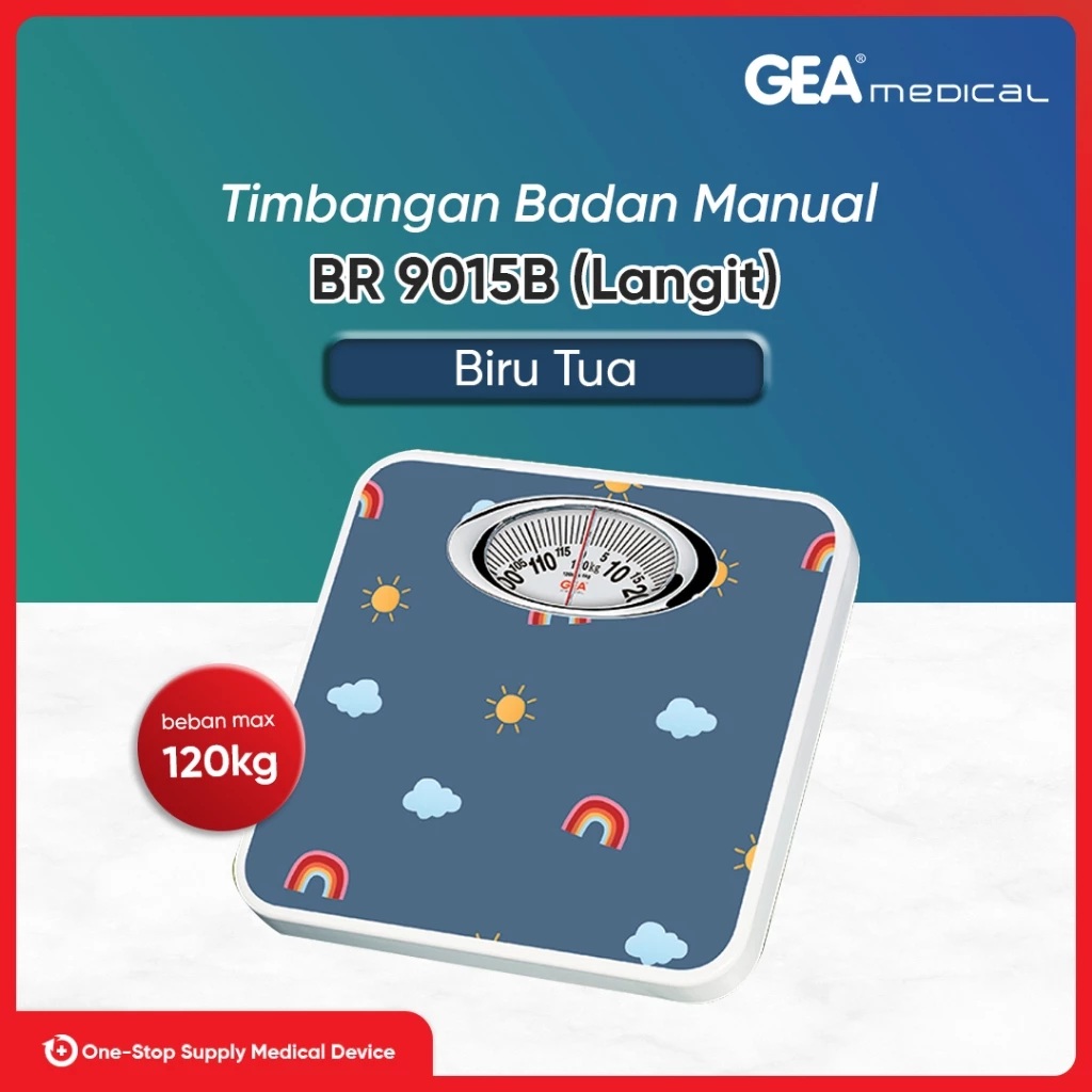 GEA Timbangan Bathroom Scale Deluxe BR 9015B