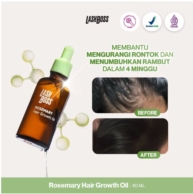 Dhifa Pasti Sukses LashBoss Rosemary Hair Oil 
