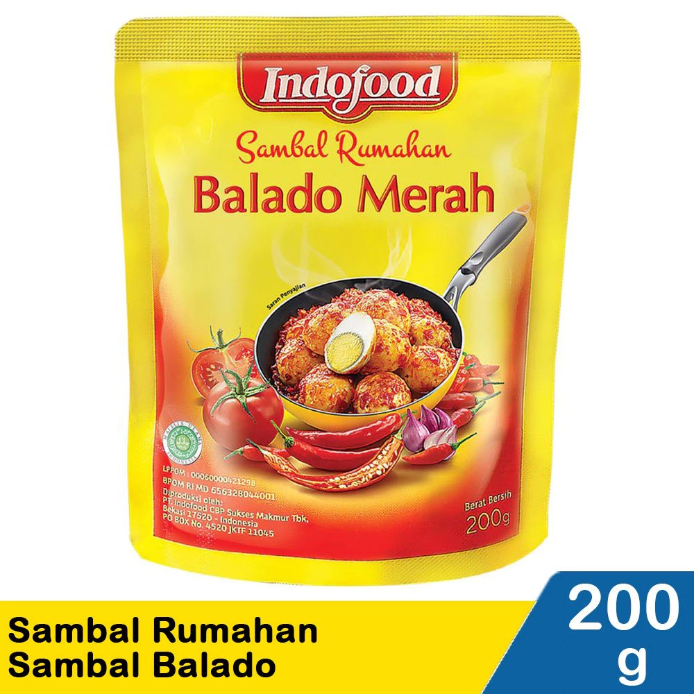 Indofood Sukses Makmur Indofood Sambal Rumahan Balado Merah