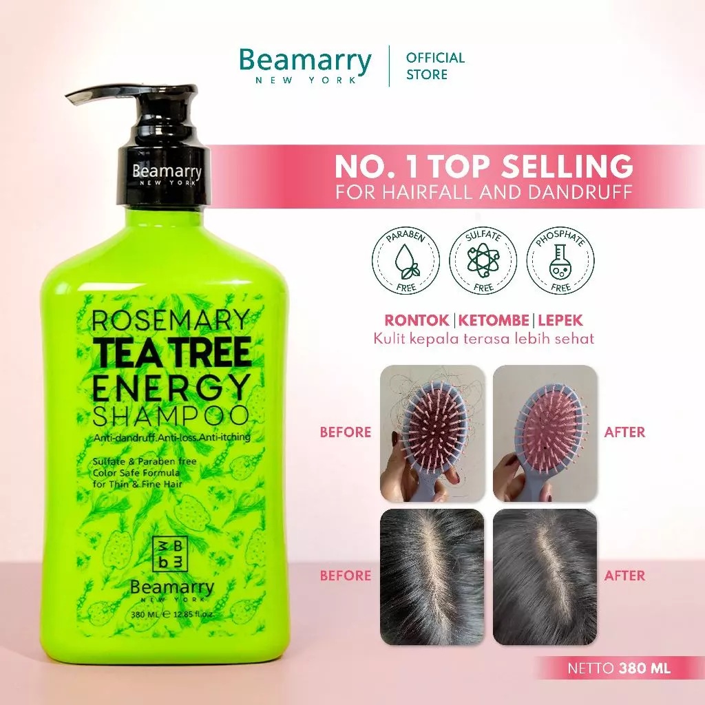 Guangzhou Beamarry Cosmetic Beamarry Rosemary Tea Tree Energy Shampoo