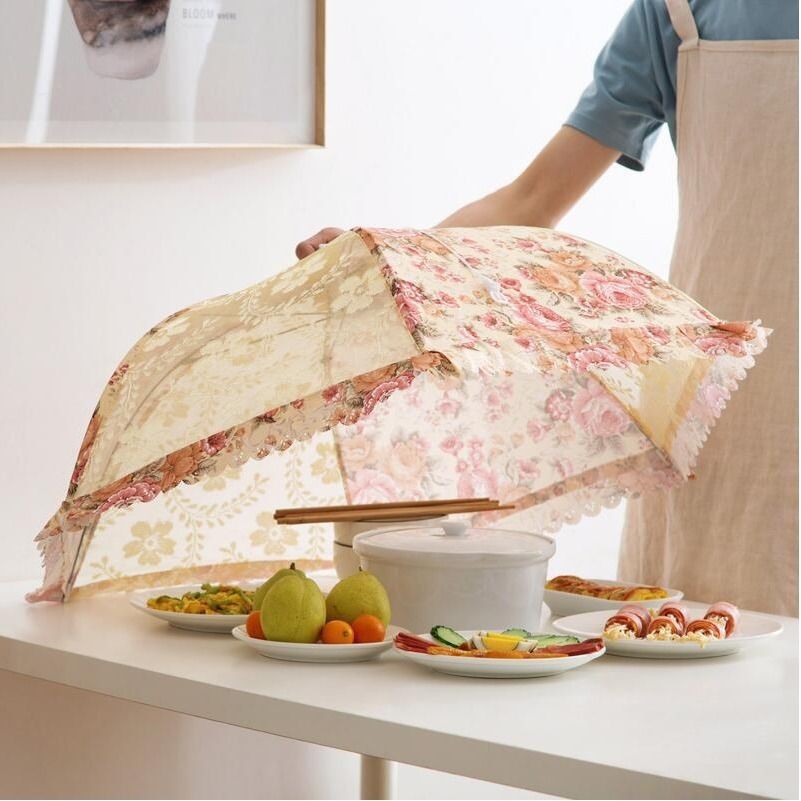 Tudung Saji Lipat Renda  2
