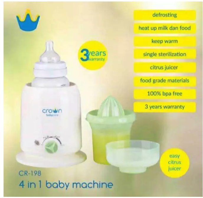  Crown Babycare 4 in 1 Baby Machine CR-198