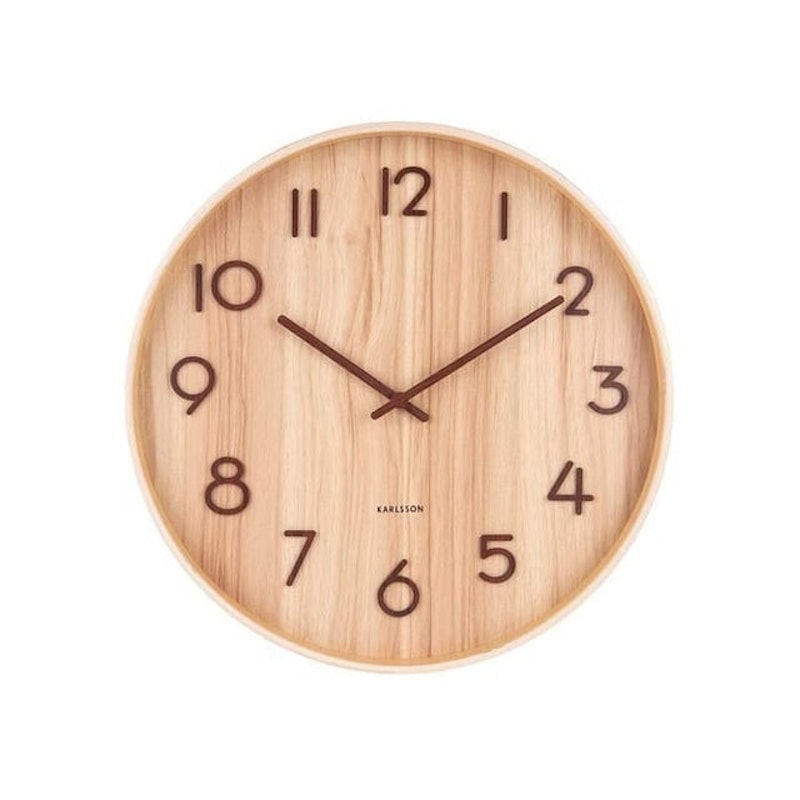 Wall Clock Basswood 3