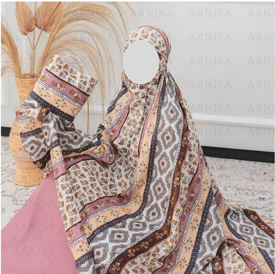  Arnisa Mukena Bali Large Dewasa Tribal