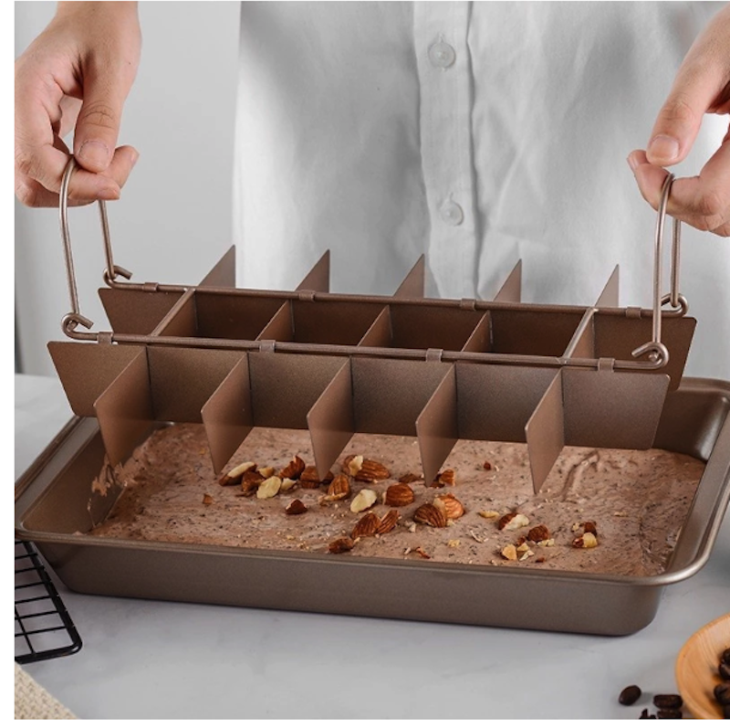 Anabel Loyang Sekat Kue Brownies Anti Lengket 4