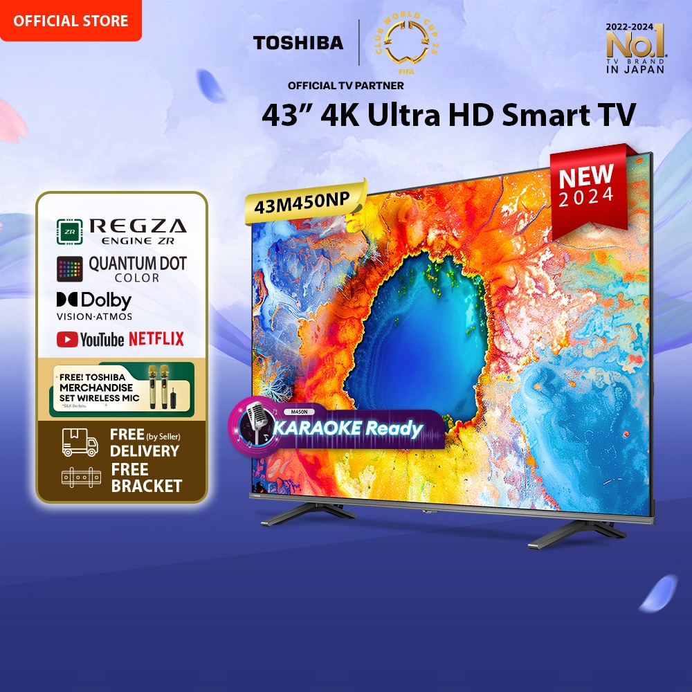  Toshiba International Toshiba 4K Ultra HD Smart TV 43M450NP