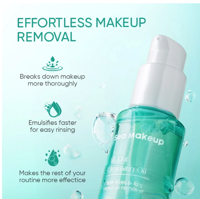 Sea Beauty Indonesia Sea Makeup All-Out Cleansing Oil