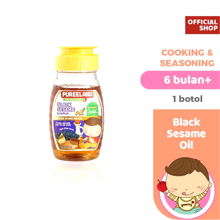 Pureeland Nutritama Prima Pureeland MPASI Organic Black Sesame Oil