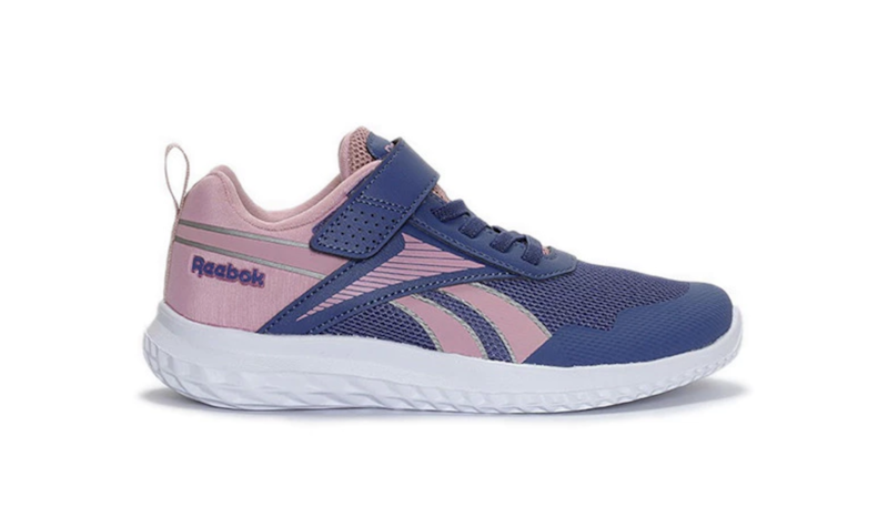 Reebok Rush Runner 5 Elastic Lace & Top Strap Girls Twilight Purple 1