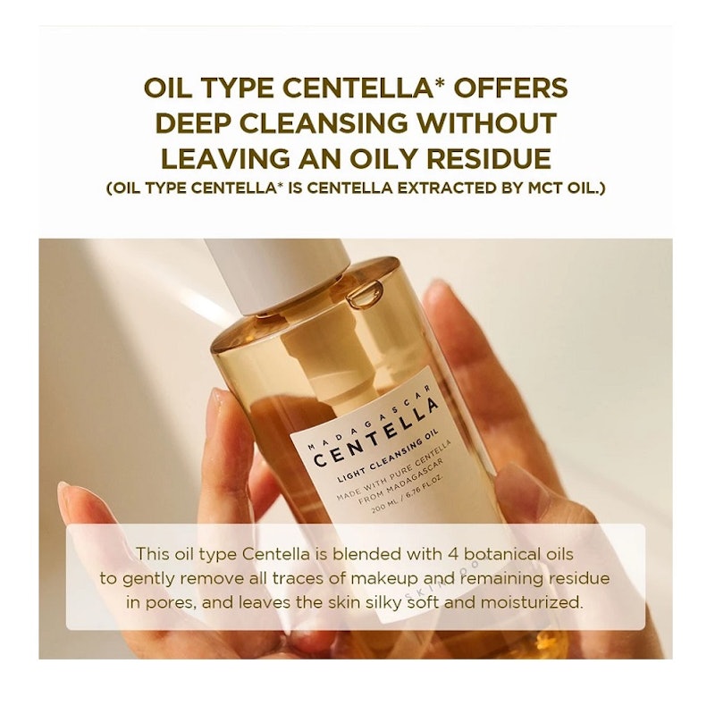 Madagascar Centella Light Cleansing Oil 3