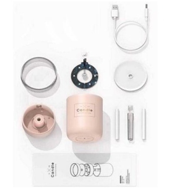 Taffware Ultrasonic Air Humidifier Romantic Candle HUMI H204 