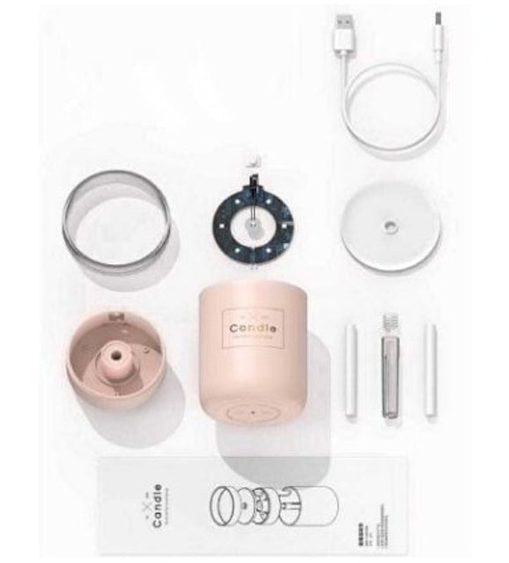 Ultrasonic Air Humidifier Romantic Candle 4