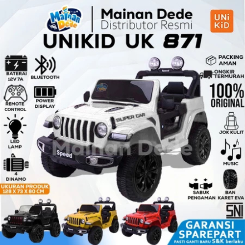  Unikid Mobil Aki Anak Jeep Rubicon UK 871