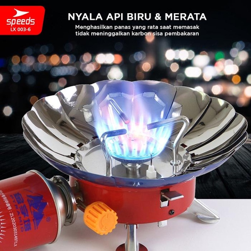 SPEEDS Kompor Camping Mini Model Bunga 4