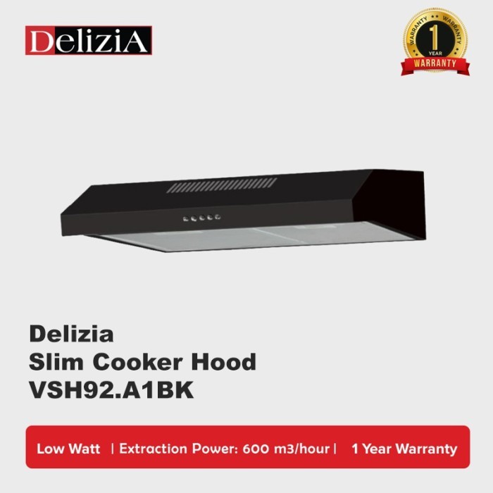  Delizia Slim Cooker Hood  VSH92.A1BK