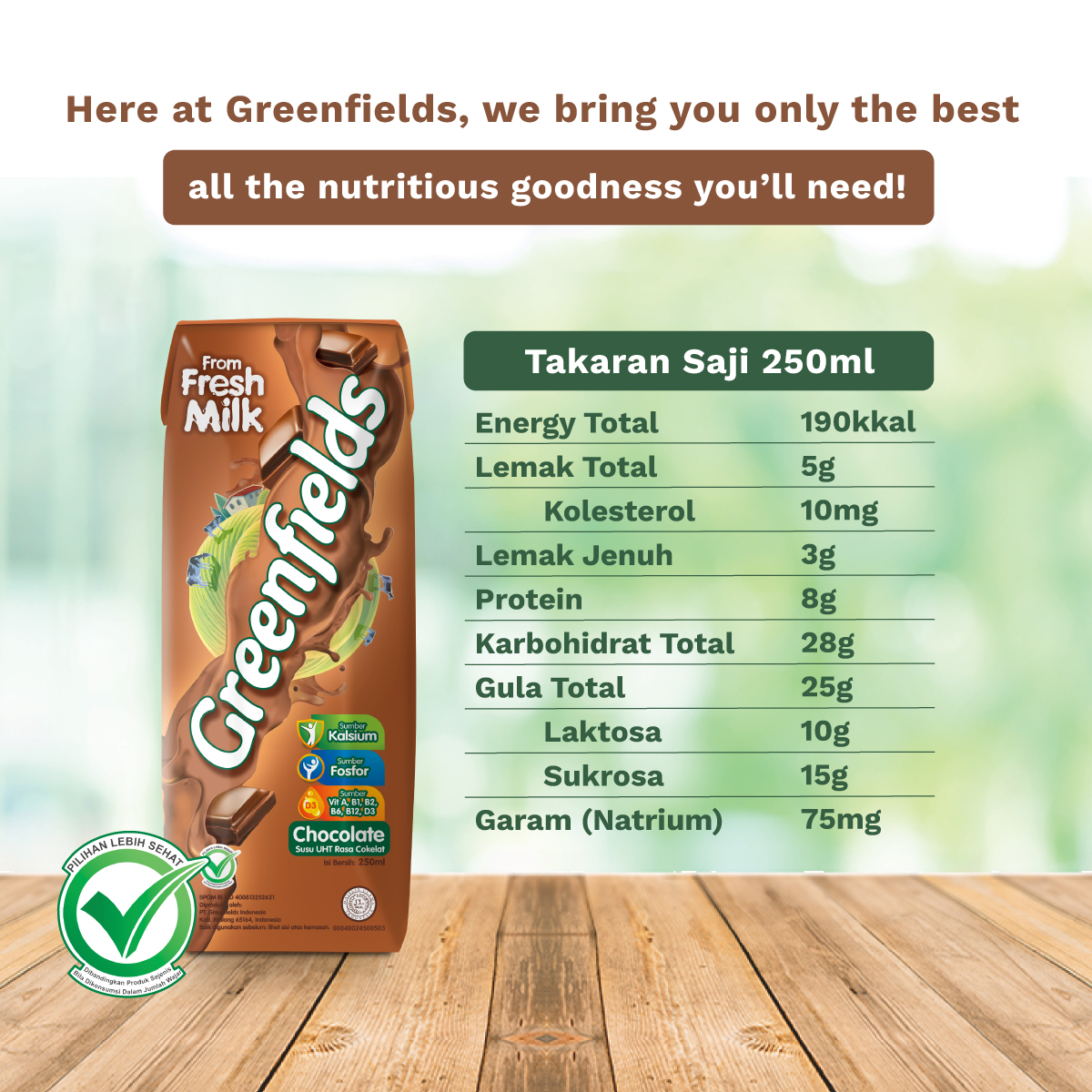 Greenfields Fresh Milk Chocomalt