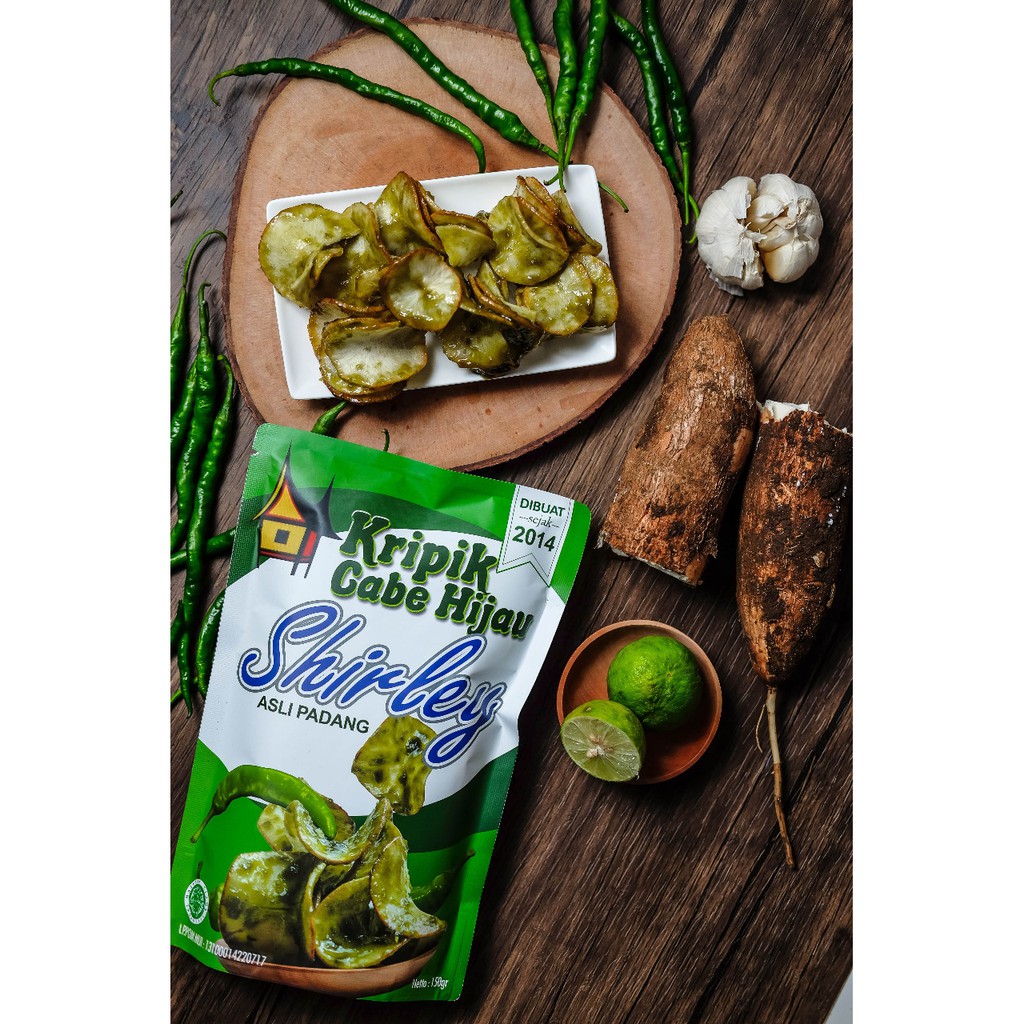  Shirley Kripik Balado Hijau
