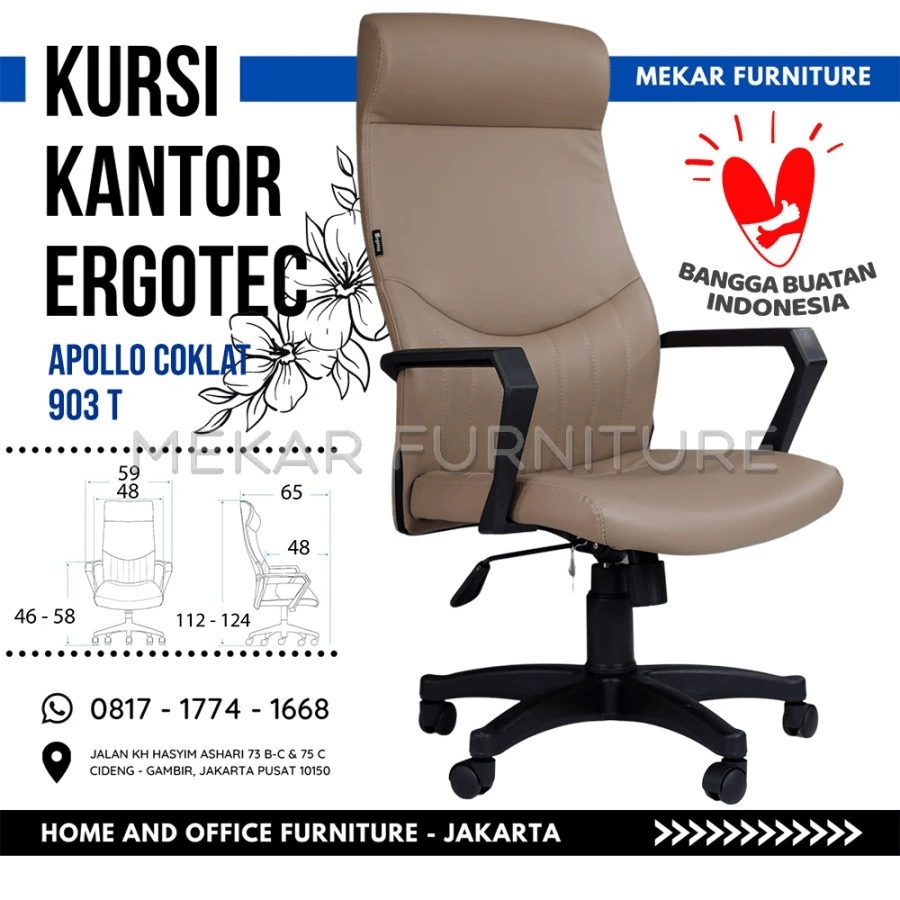  Ergotec Kursi Kantor 903 T