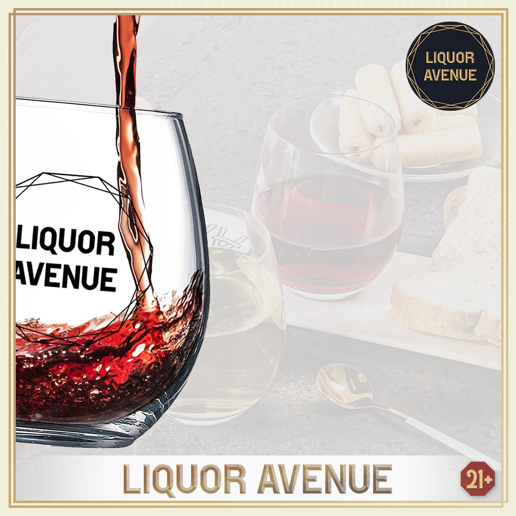 Liquor Avenue Stemless Wine Glass