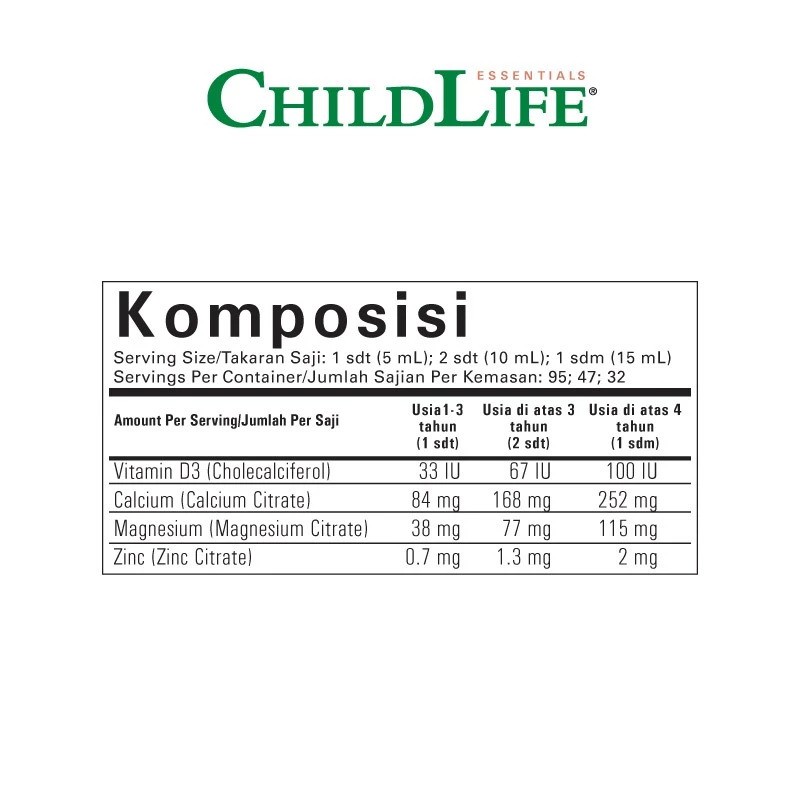 ChildLife ChildLife Essentials Liquid Calcium with Magnesium
