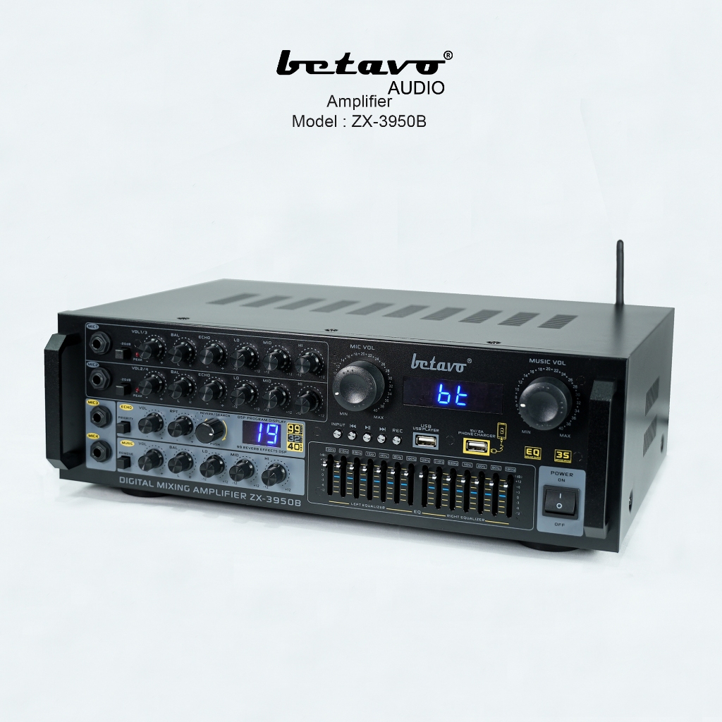 Betavo Audio Betavo Amplifier Karaoke 2nd Generations ZX 3950B