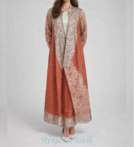 Rinjanie Cipta Batik Rinjanie Batik GSHI Gamis Shanghai Bold Color Series