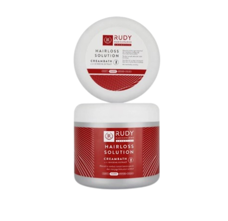 Rudy Hadisuwarno Cosmetics Hairloss Solution Creambath with Ginseng Extract 500 gr 1
