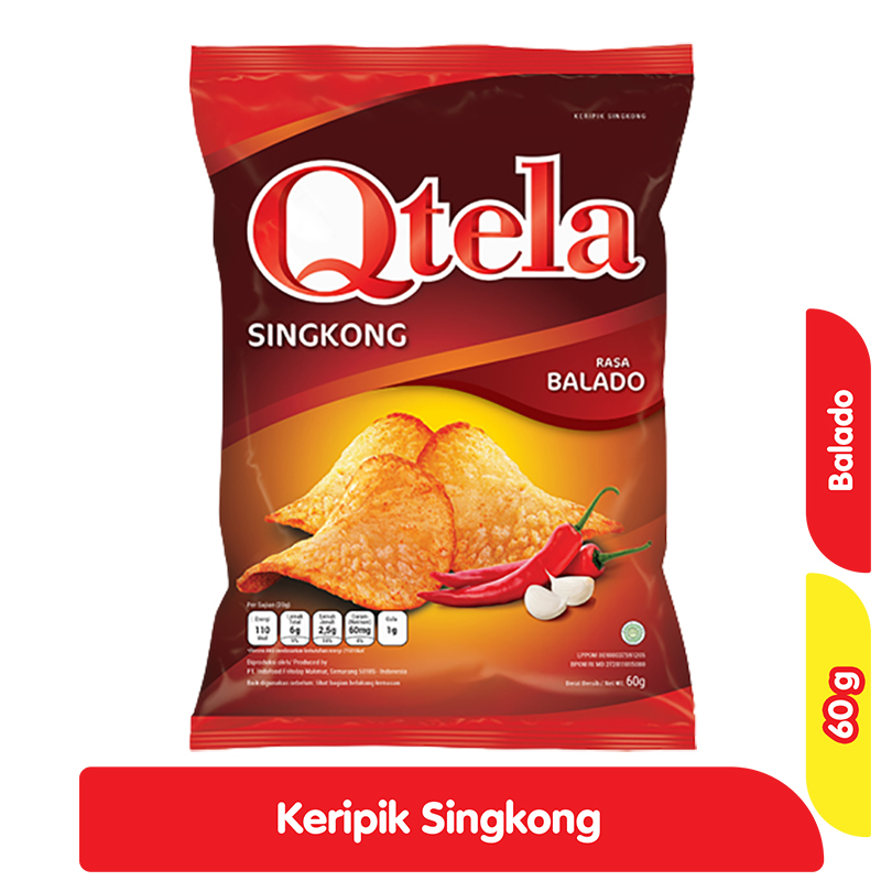 Indofood Qtela Singkong Rasa Balado