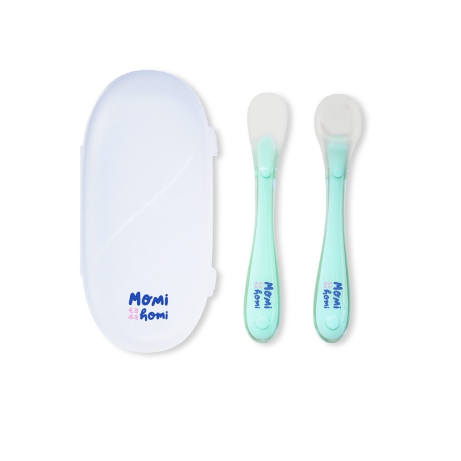 Momi Homi Sendok Makan Bayi Silikon 02