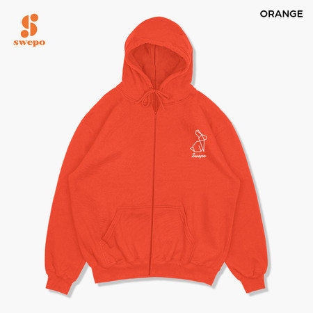  SWEPO Hoodie Zipper Poly Bunny