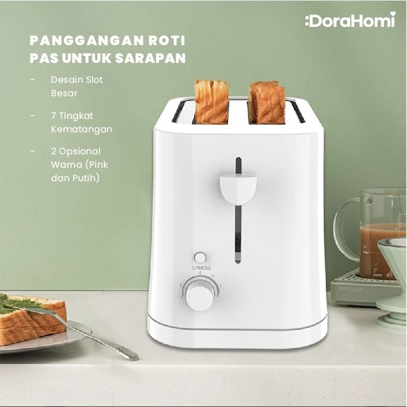DoraHomi 2 Slice Toaster 4
