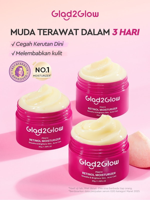 Glad2Glow Peach Retinol Moisturizer 3