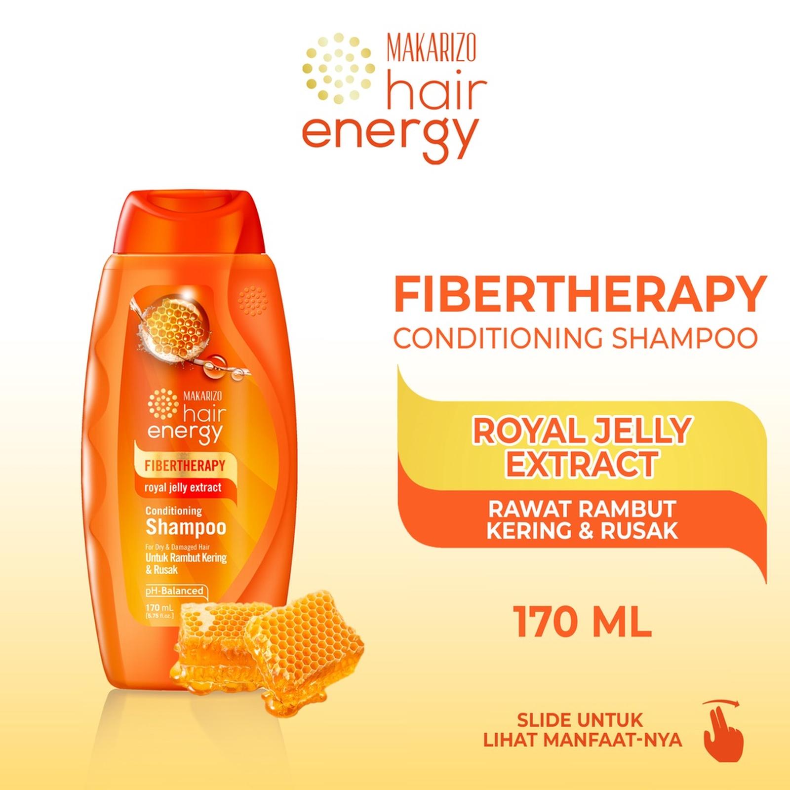 Makarizo Fibertherapy Conditioning Shampoo With Royal Jelly Extract 5