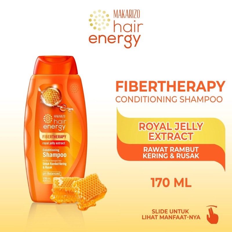 Makarizo Fibertherapy Conditioning Shampoo With Royal Jelly Extract 5