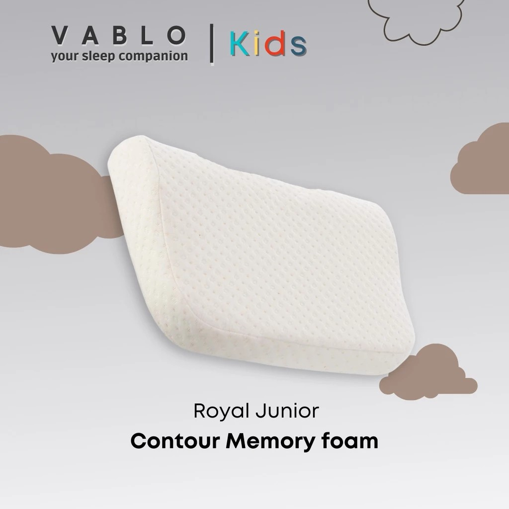 Vablo Kids Royal Junior Contour Memory Foam Pillow