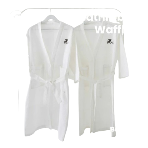 Bedding Depo Bathrobe Waffle Kimono 1