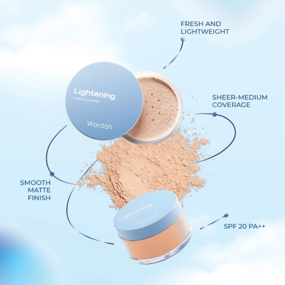 Paragon Technology and Innovation Wardah Lightening Matte Powder 01 Neutral Fair