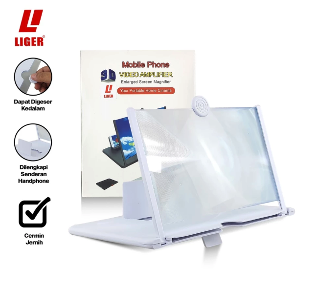  Liger Mobile Phone Video Amplifier Enlarged Screen Magnifier PL-P3  