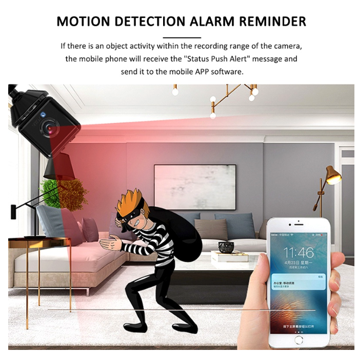 Upin Masa Depan EYESEC Kamera Mini CCTV 1080P X6D