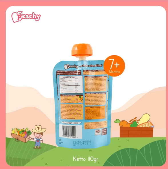 Peachy Peachy Salmon and Brown Rice Hot Pot