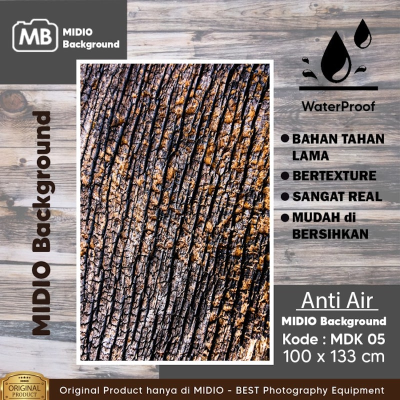 Alas Foto 3D Motif Kayu 4